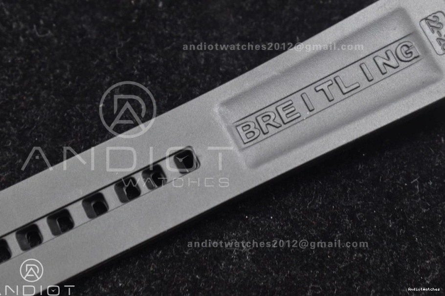 A Bezel Dial Rehaut Best Superocean Edition and 44 1:1 On Rubber Casual Black with TF Automatic Strap Yellow Black 471 0103